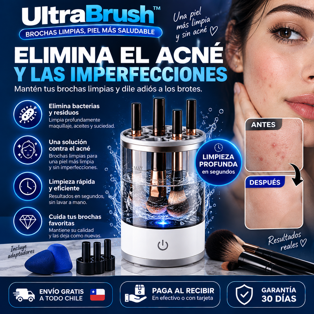 Edición Limitada UltraBrush™ - La solución definitiva para el acné e imperfecciones de tu rostro