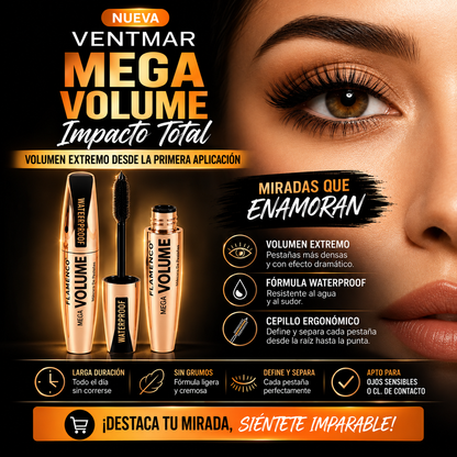 Edición Limitada 2x1 Mega Volume™ – La Máscara Waterproof para una Mirada Impactante