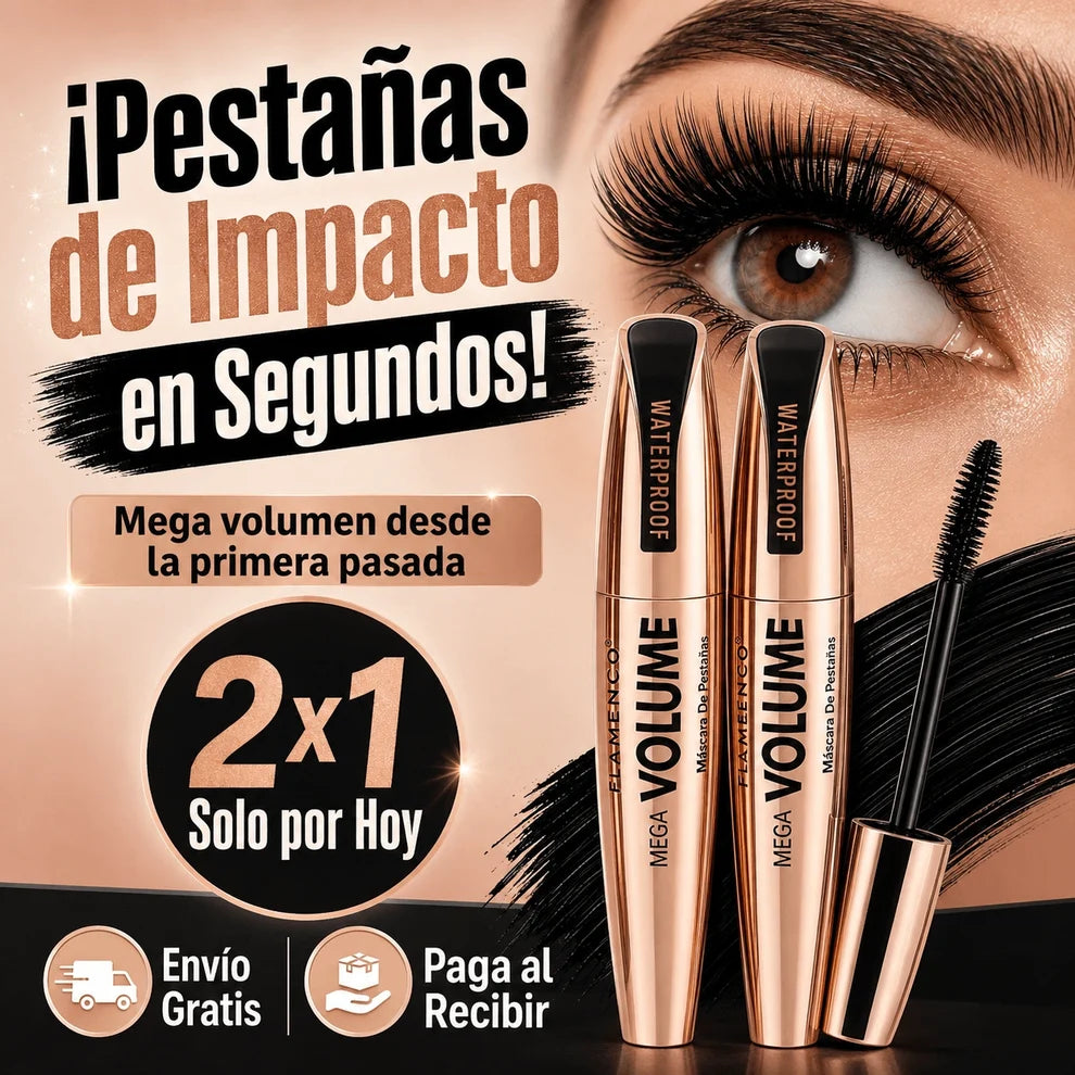 Edición Limitada 2x1 Mega Volume™ – La Máscara Waterproof para una Mirada Impactante