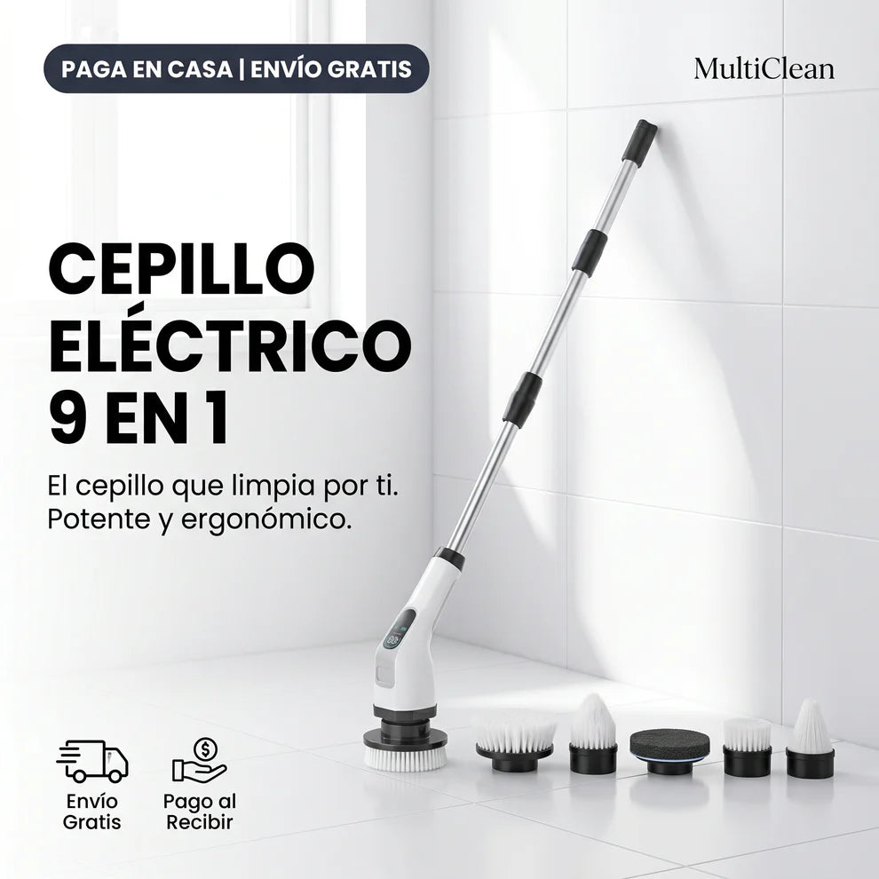 Multiclean Pro Cepillo Electrico 9 en 1