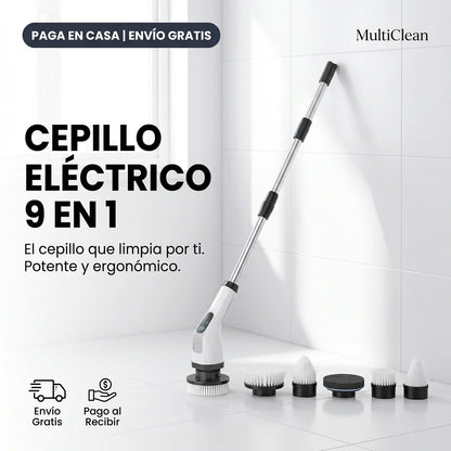 Multiclean Pro Cepillo Electrico 9 en 1