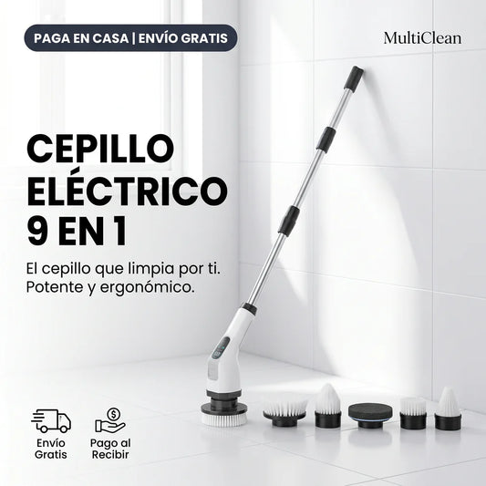 Multiclean Pro Cepillo Electrico 9 en 1
