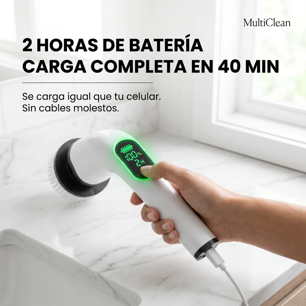 Multiclean Pro Cepillo Electrico 9 en 1