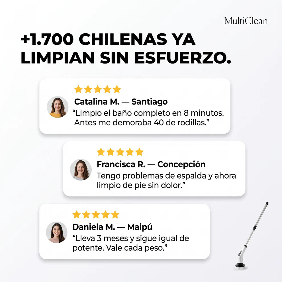Multiclean Pro Cepillo Electrico 9 en 1