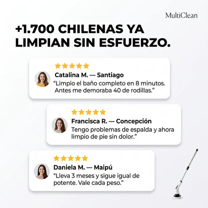 Multiclean Pro Cepillo Electrico 9 en 1