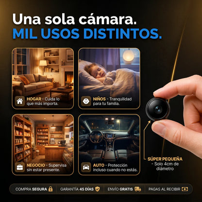 Opticus Mini Cam™ — Porque en Chile ya no basta con cerrar la puerta con llave